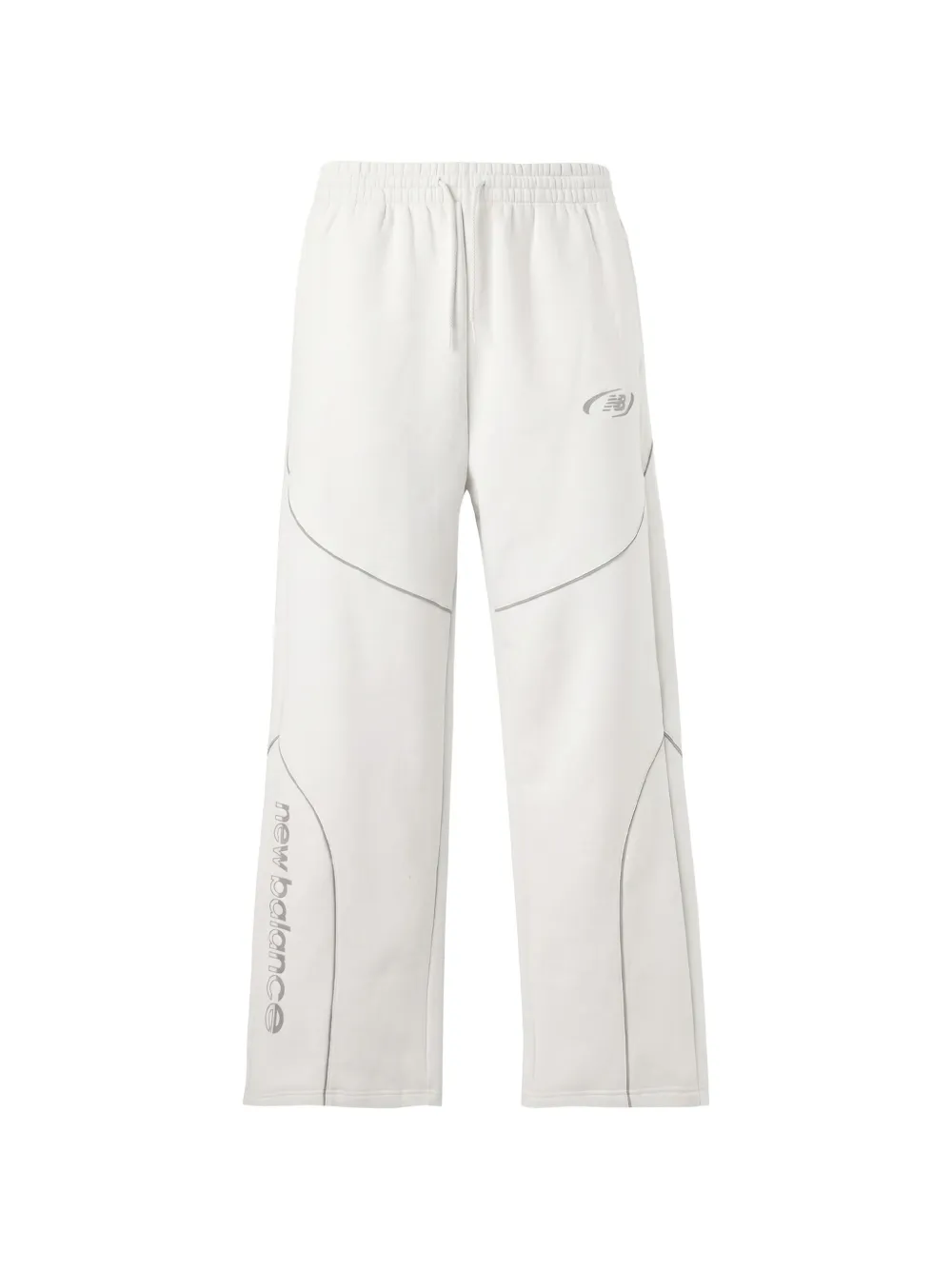 New Balance logo-embroidered piping track pants - Toni neutri