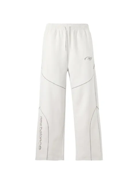 New Balance logo-embroidered piping track pants