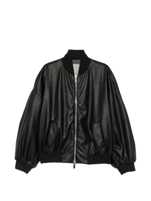 the M.. Eva pebbled-effect bomber jacket