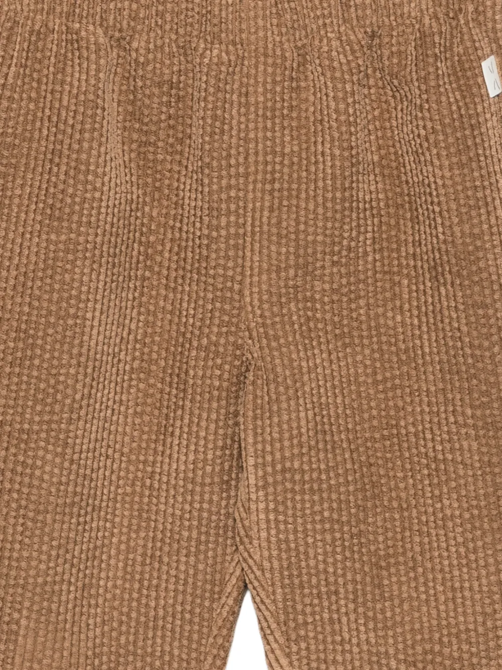 TEDDY & MINOU Broek met ribfluwelen effect Bruin