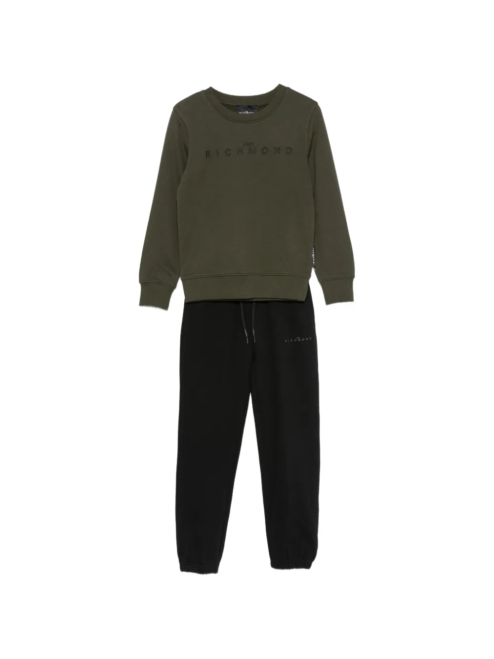 John Richmond Junior logo-print tracksuit - Nero