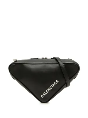 Celine Pre-Owned トライアングル バッグ レザー ミニ ショルダー
