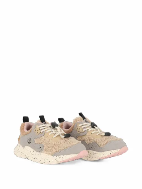 FLOWER MOUNTAIN KIDS Doi Junior teddy sneakers