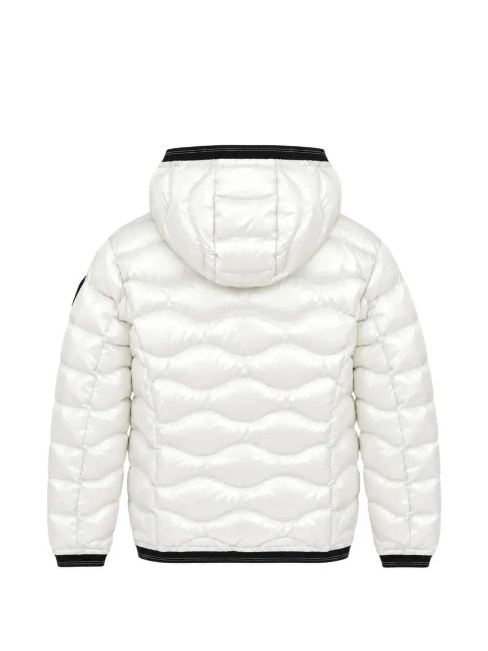 Blauer Lowell quilted hooded jacket Wit
