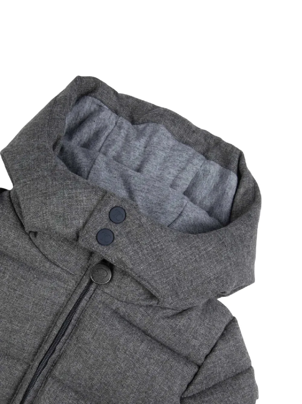 Tartine Et Chocolat hooded padded coat Grijs