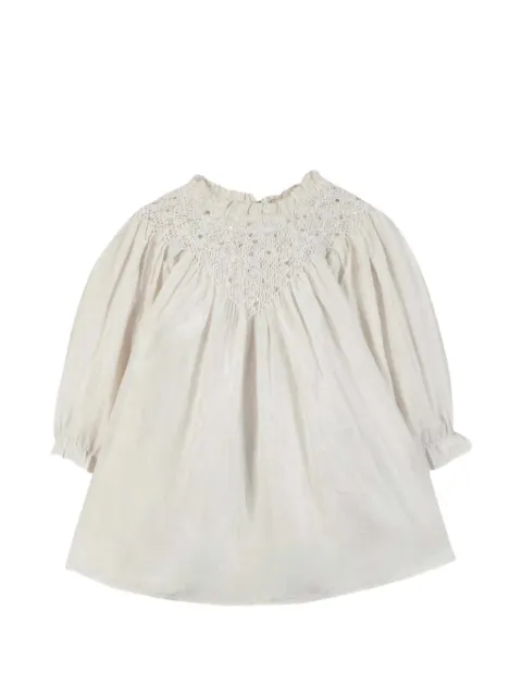 Tartine Et Chocolat smocked sequin-embellished dress