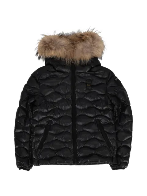 Blauer Jenton fur-trim quilted padded jacket