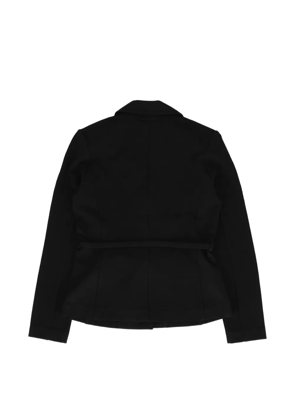 Liu Jo Kids belted single-breasted blazer Zwart