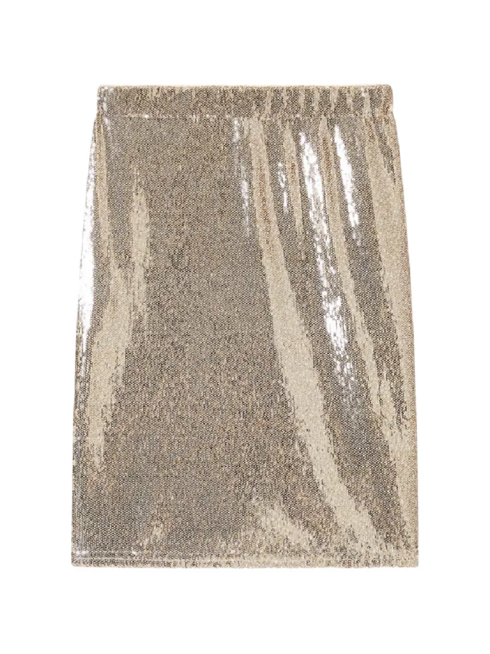 Liu Jo Kids sequin-embellished side-slit skirt Goud