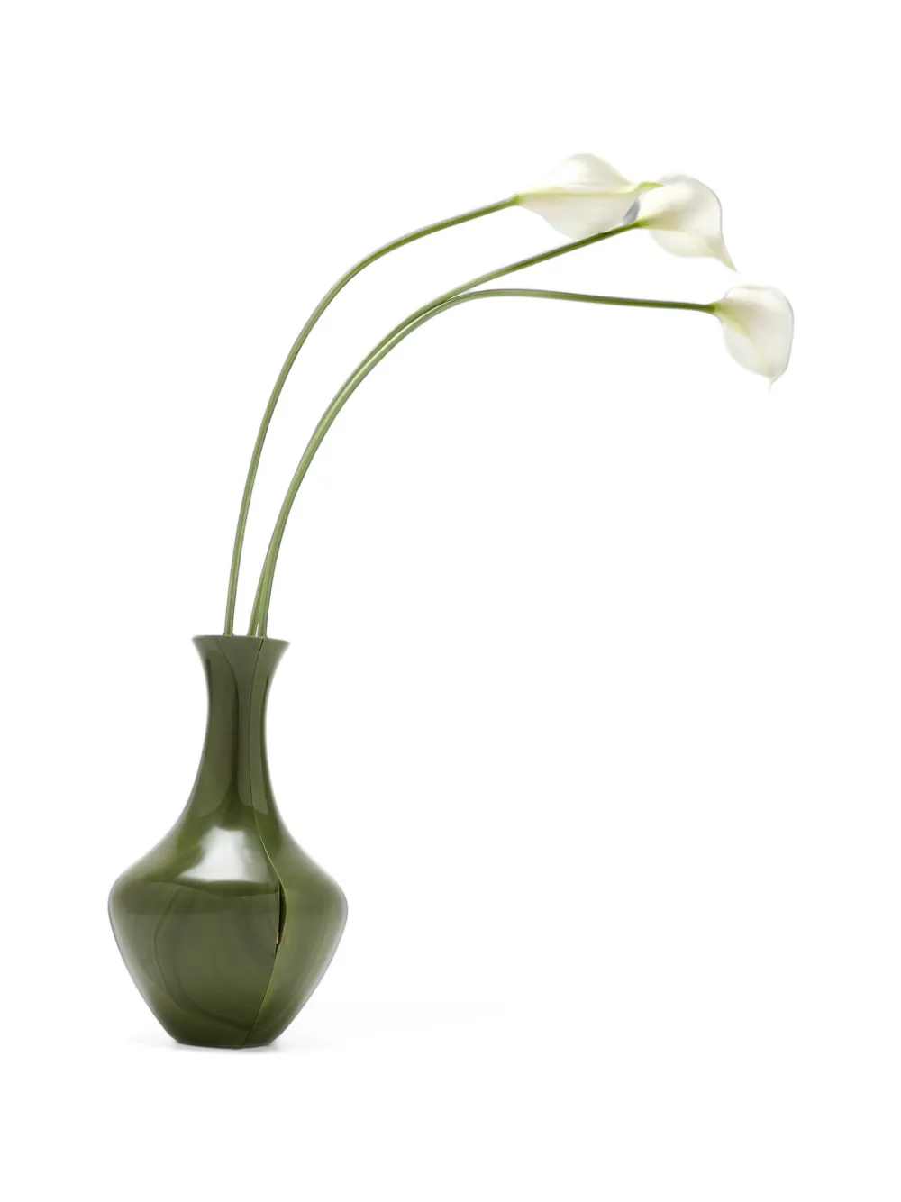Cult Gaia Calla XL clutch Groen