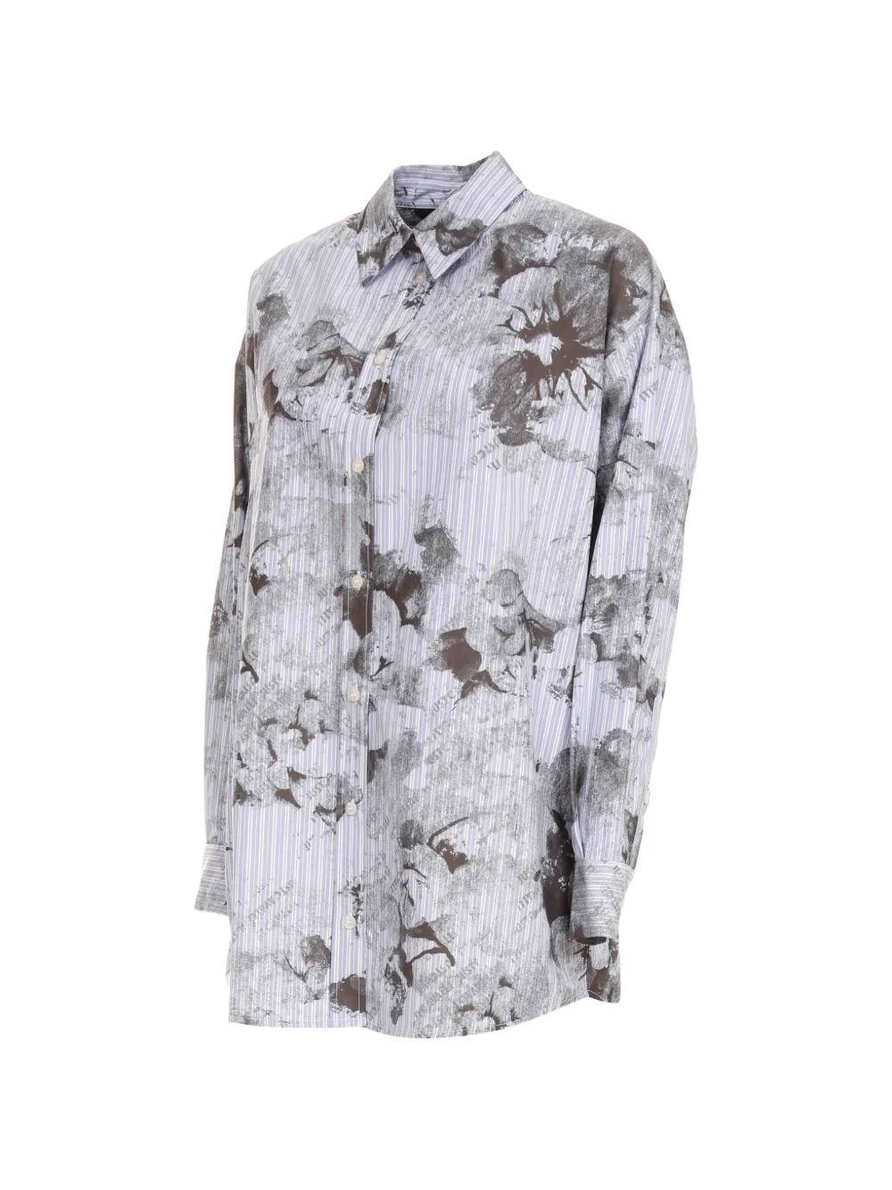 Just Cavalli Blouse met bloemenprint Blauw