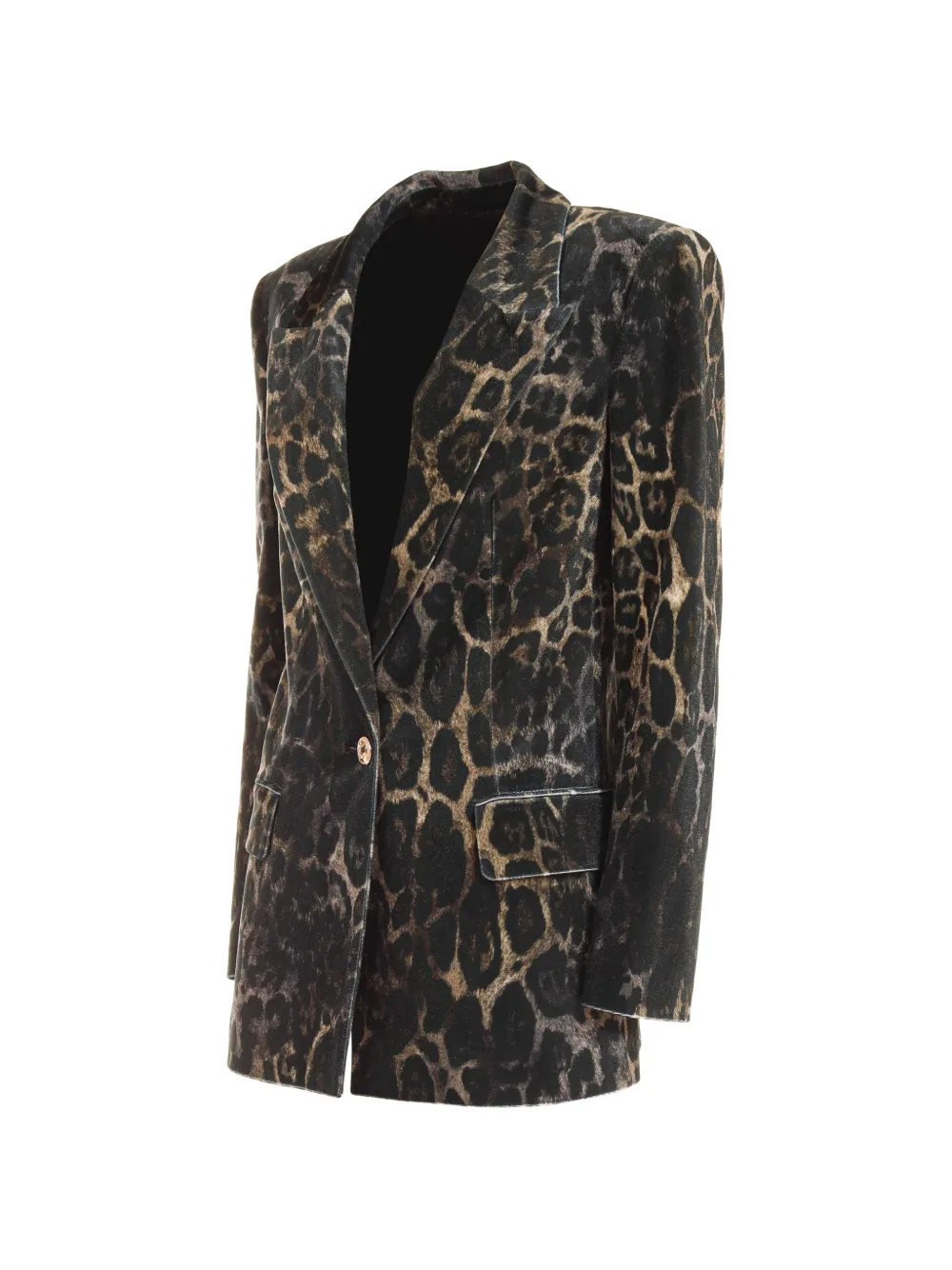 Just Cavalli Blazer met luipaardprint Bruin