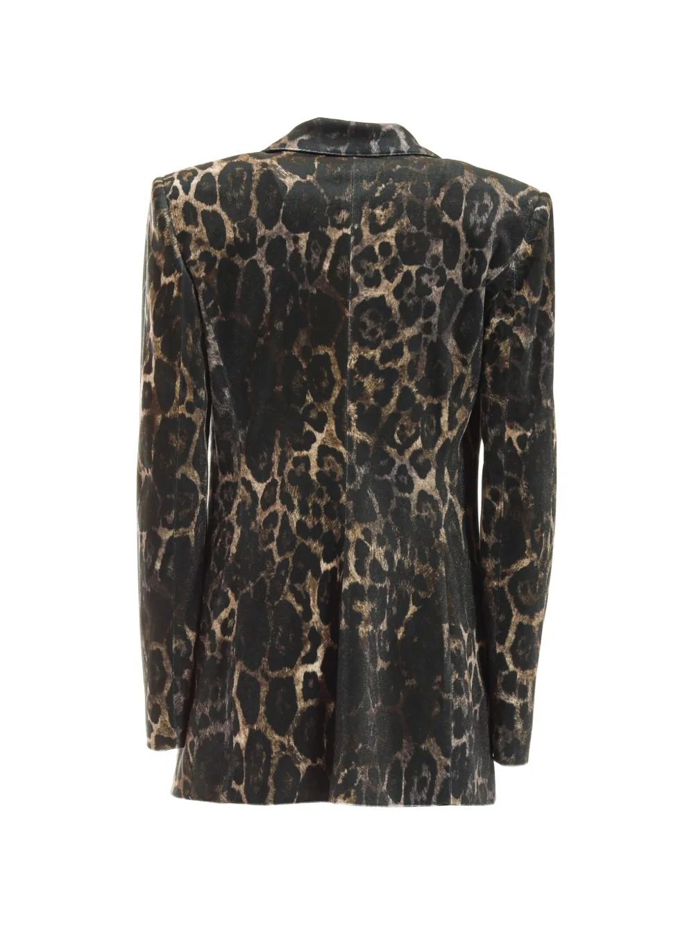 Just Cavalli Blazer met luipaardprint Bruin