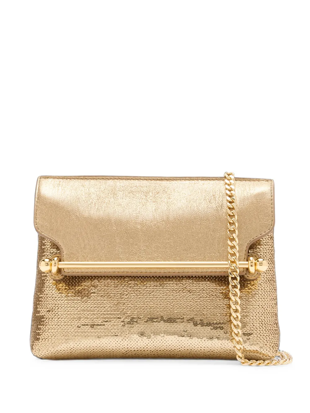 Strathberry Mini Stylist sequin-embellished crossbody bag