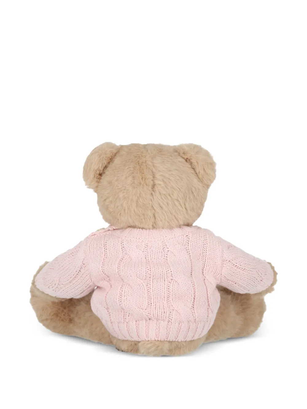 POLO RALPH LAUREN KIDS Kleine Polo Bear met gevlochten jersey Bruin