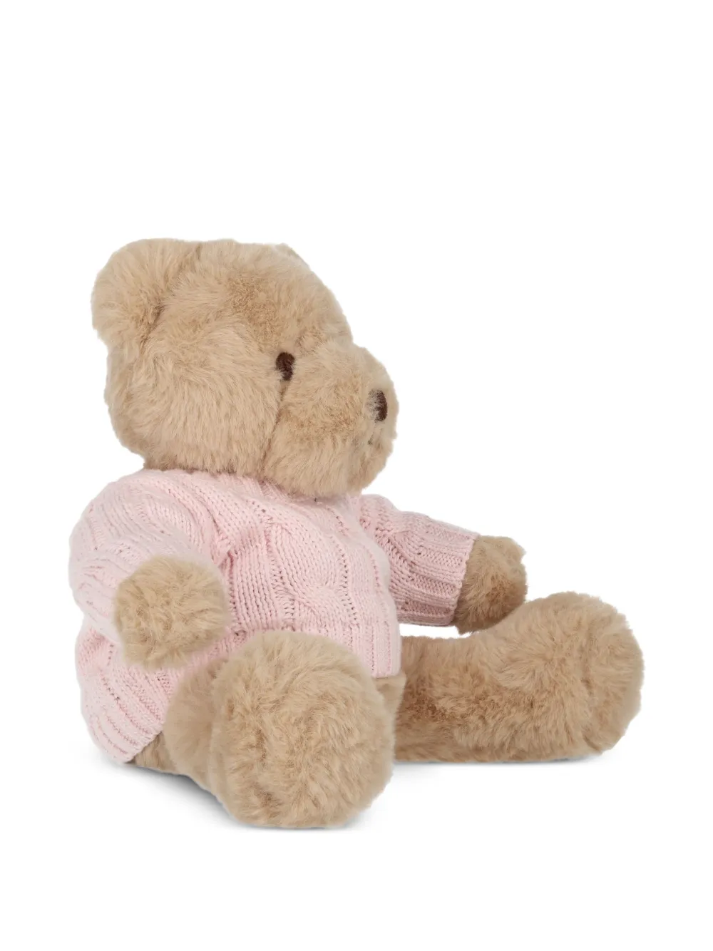 POLO RALPH LAUREN KIDS Kleine Polo Bear met gevlochten jersey Bruin