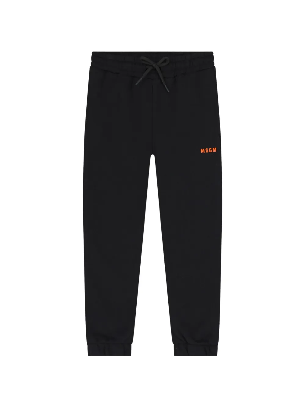 MSGM Kids logo-print drawstring track pants - Nero