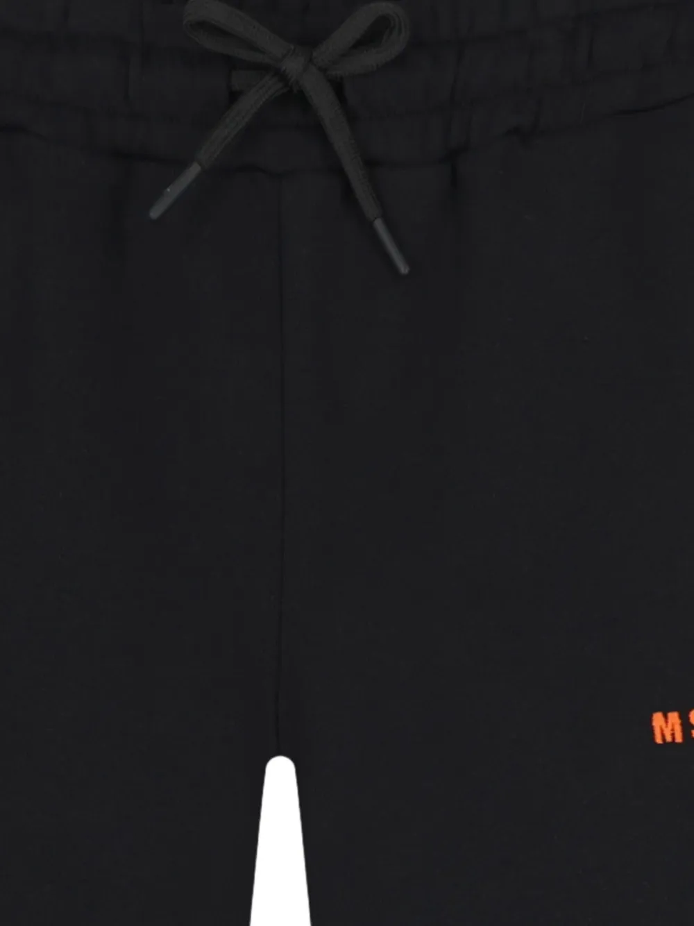 MSGM Kids logo-print drawstring track pants Zwart