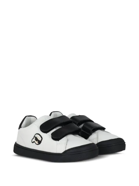 Karl Lagerfeld Kids logo-patch touch-strap sneakers