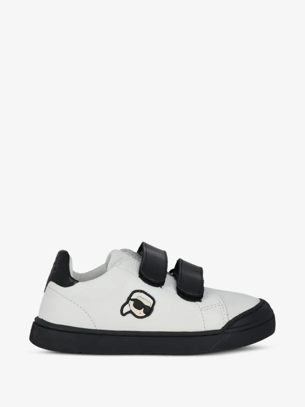 Karl Lagerfeld Kids 로고 패치 터치 스트랩 스니커즈
