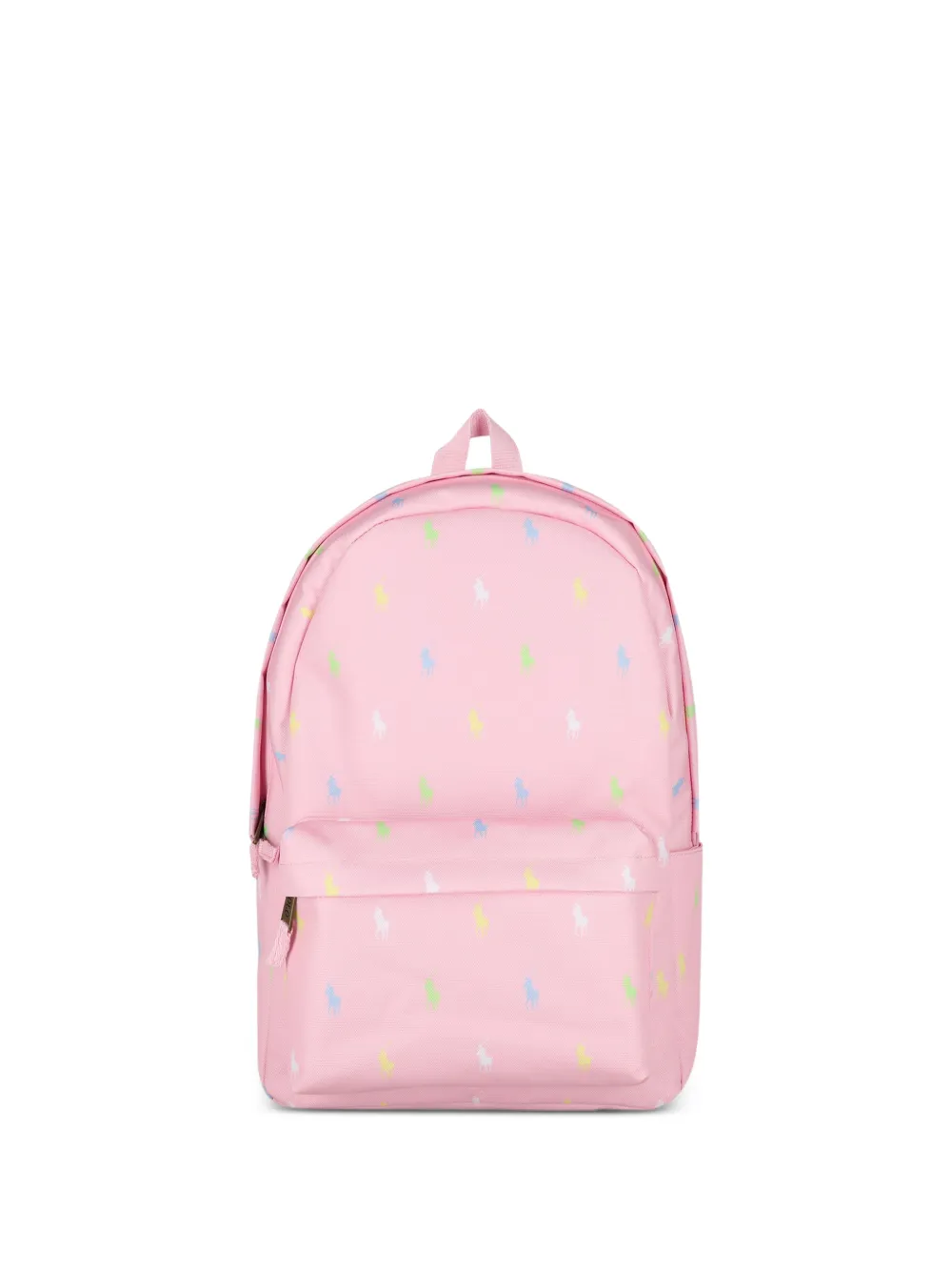 POLO RALPH LAUREN KIDS Rucksack aus Canvas mit Polo Pony - Rosa