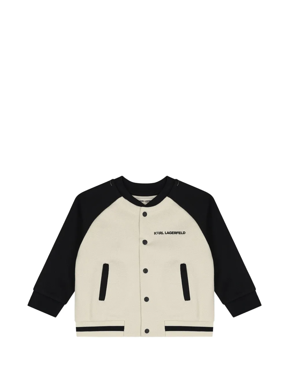 Karl Lagerfeld Kids Driedelig trainingspak met logo-print Wit