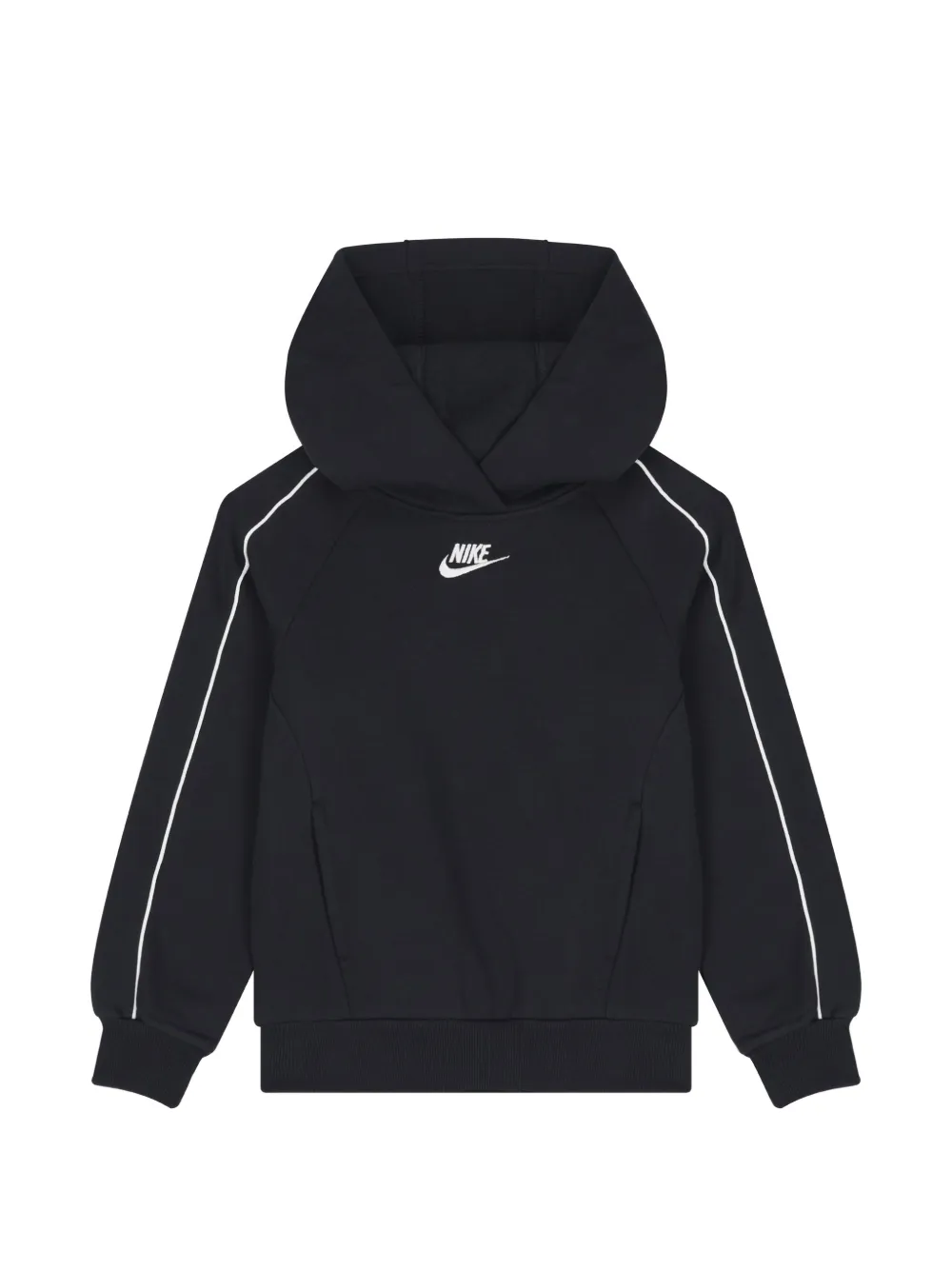 Nike Kids logo-print piping tracksuit Zwart