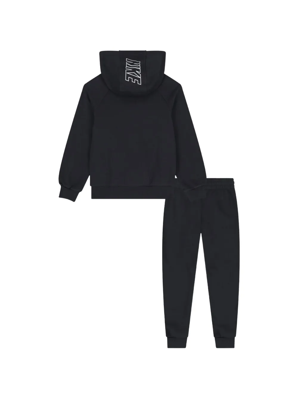 Nike Kids logo-print piping tracksuit Zwart