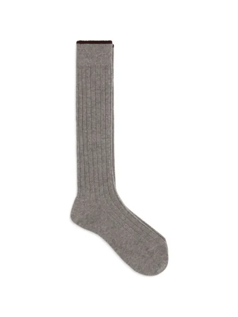 Brunello Cucinelli ribbed-knit cashmere socks