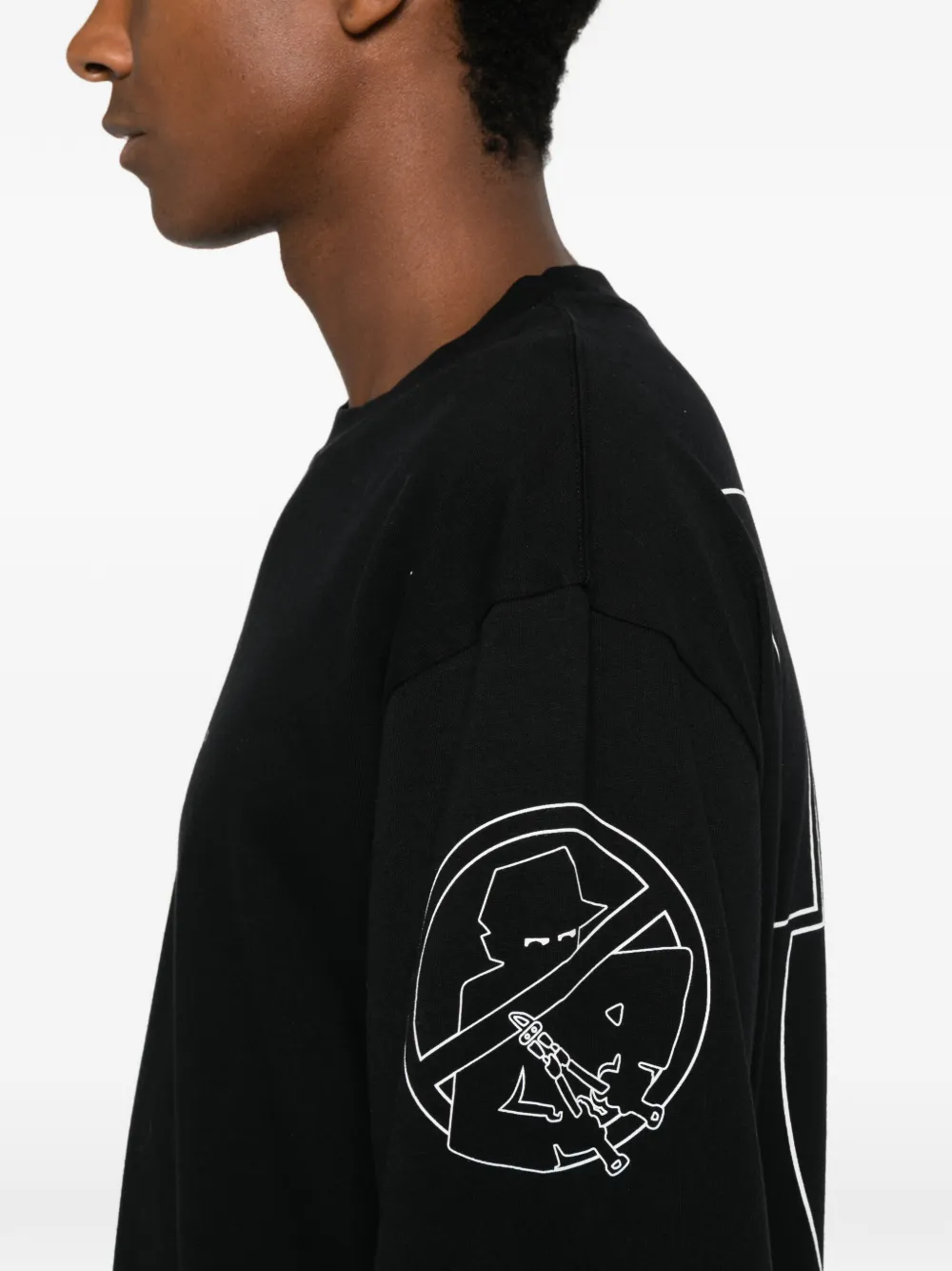 Off-White Neighbourhood Skate T-shirt Zwart
