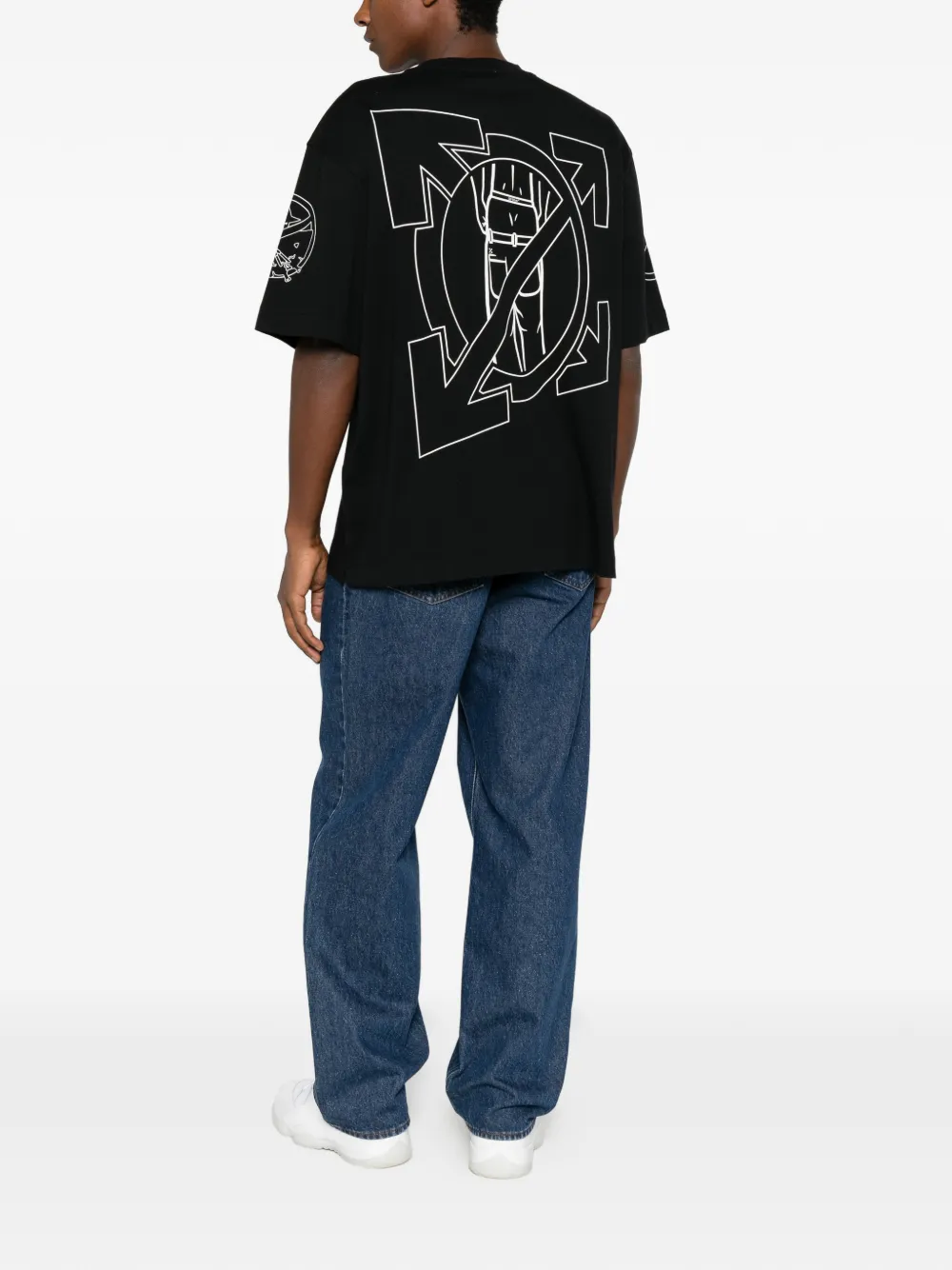 Off-White Neighbourhood Skate T-shirt Zwart