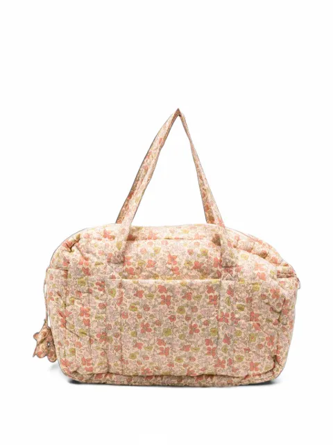Bonpoint floral-print changing bag