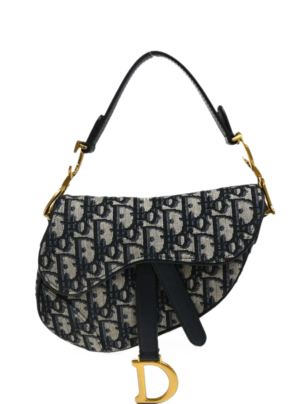 Christian Dior Pre-Owned 2020 Trotter Oblique Saddle shoulder bag - Blau