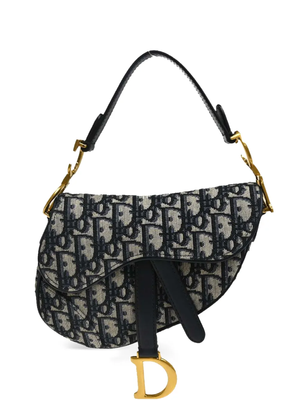 Christian Dior Pre-Owned 2020 Trotter Oblique Saddle shoulder bag - Blu