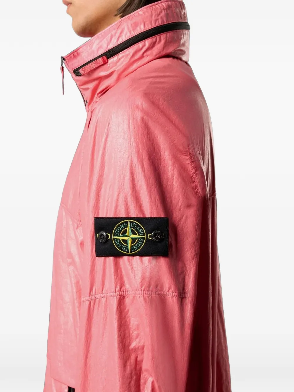 Stone Island Q100019 Light Nylon 3L-TC jack Roze