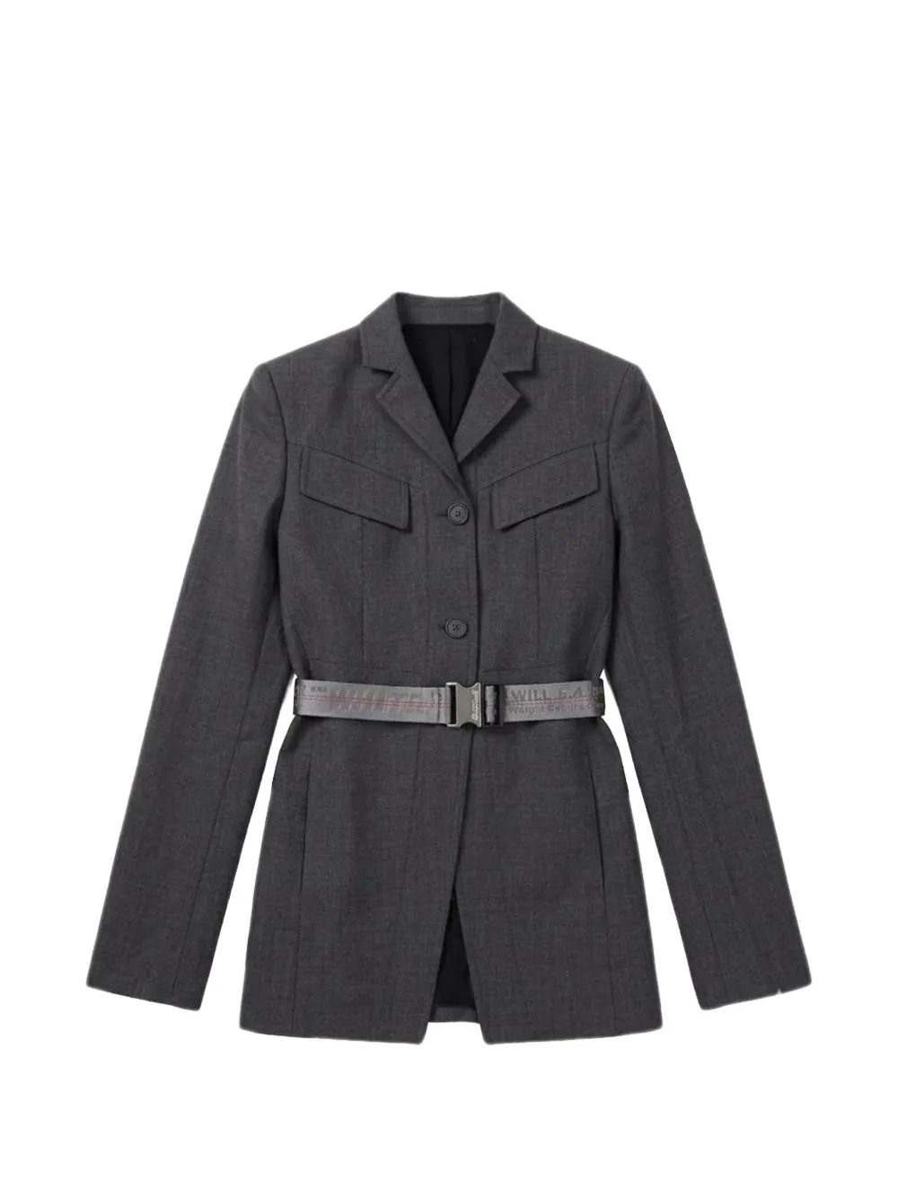 Off-White Industrial-belt Toybox jacket - Gris Off-White Industrial-belt Toybox jacket - Gris