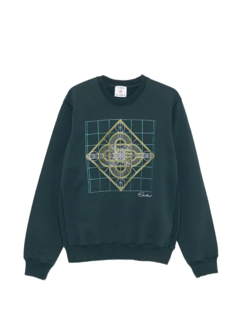Casablanca sudadera con estampado geométrico