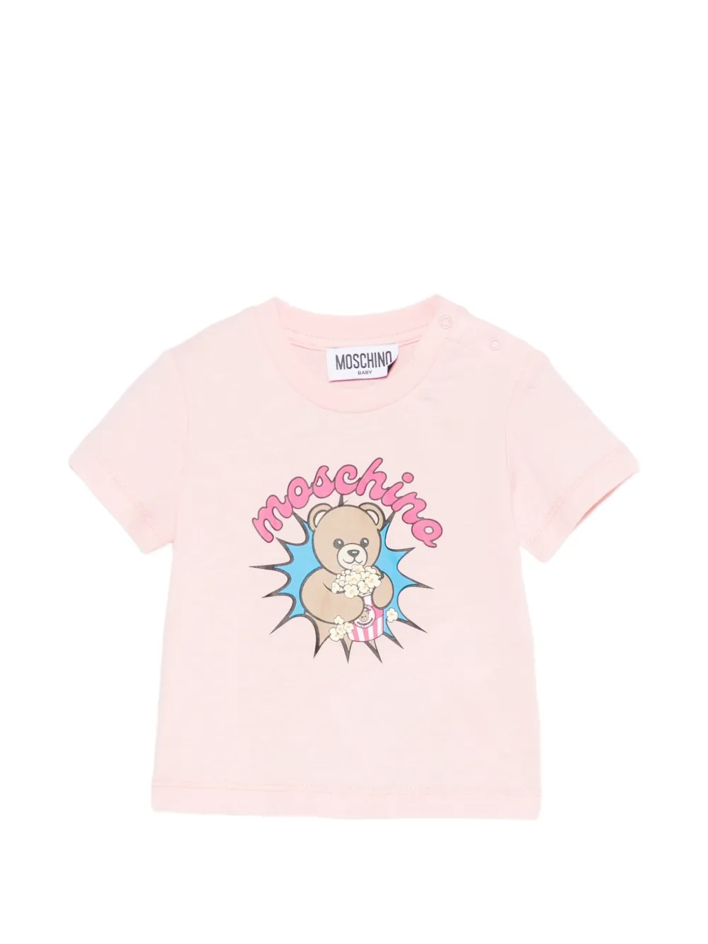Moschino Kids graphic-print T-shirt - Rosa