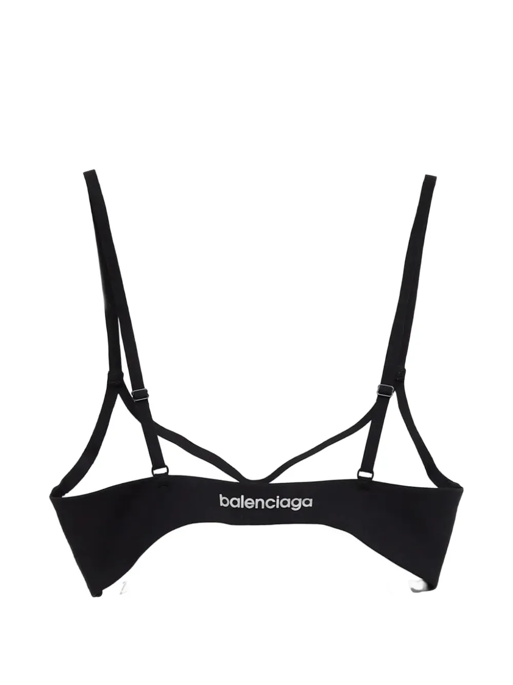 Balenciaga TechWear bra top Zwart
