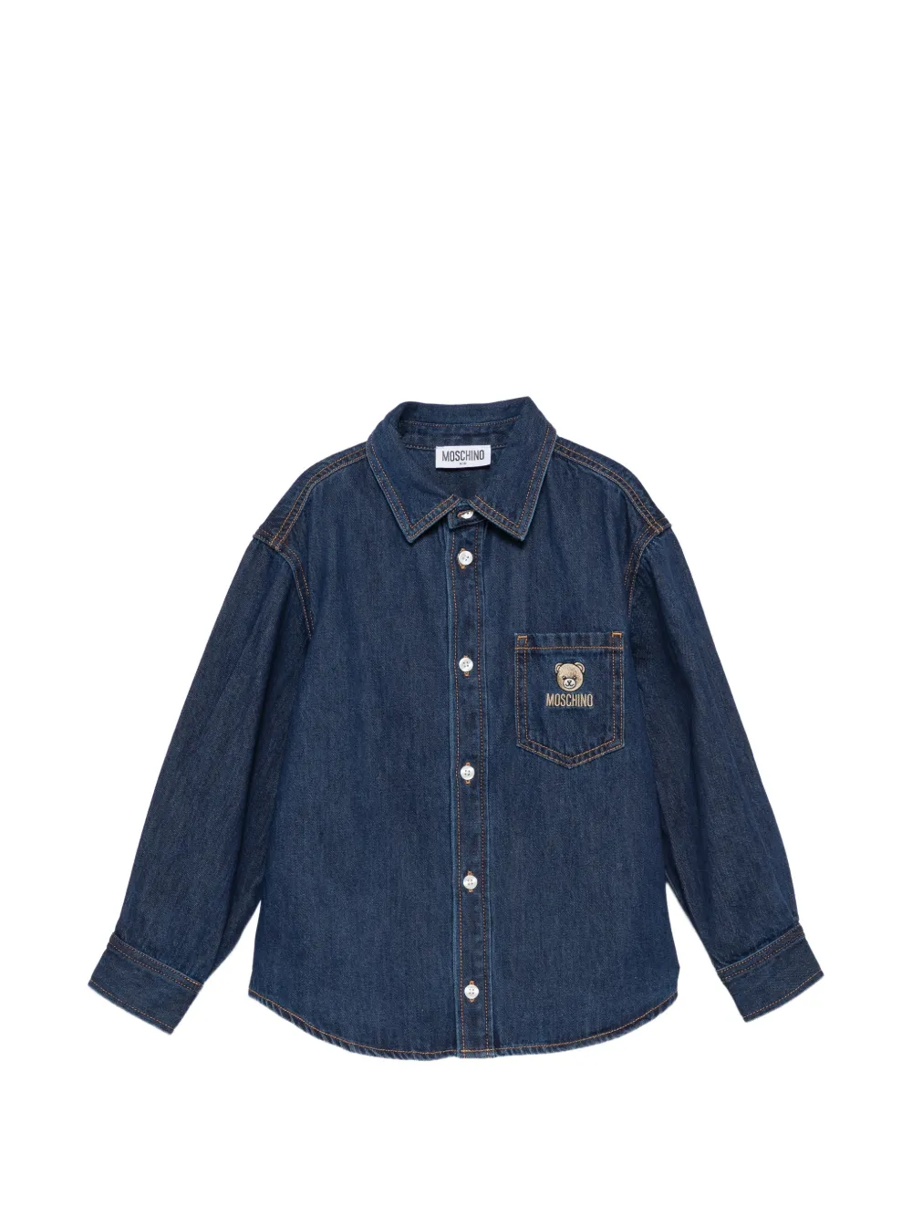 Moschino Kids denim shirt - Blau