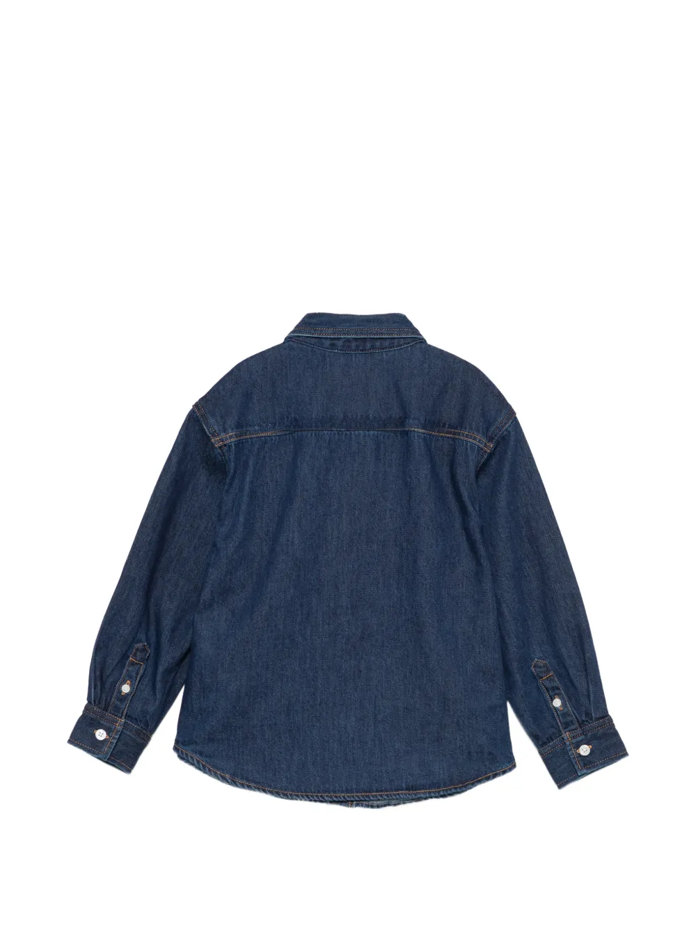 Moschino Kids Spijkershirt Blauw