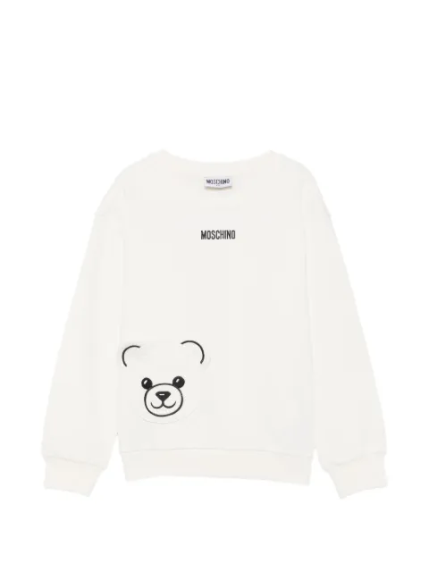 Moschino Kids sweat à patch Teddy Bear