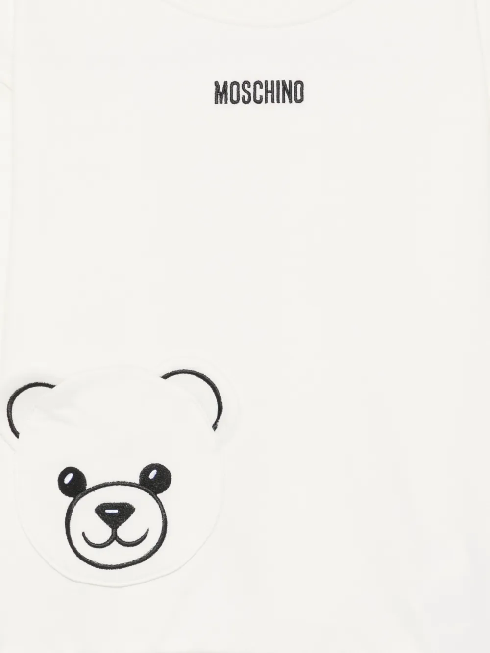 Moschino Kids Sweater met Teddy Bear-patch Wit
