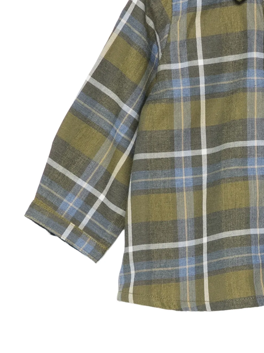Bonpoint Migillo geruit shirt Groen