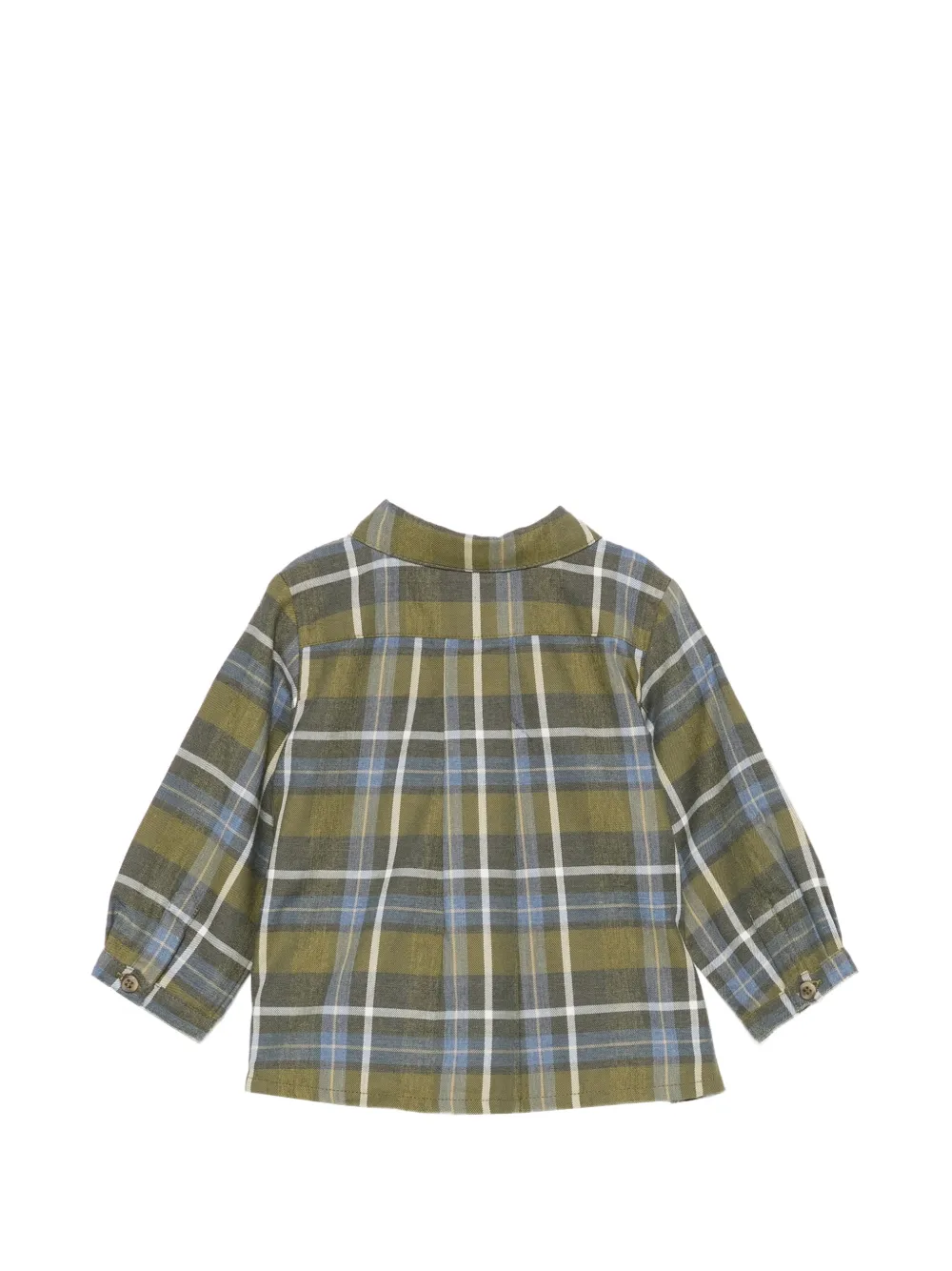 Bonpoint Migillo geruit shirt Groen