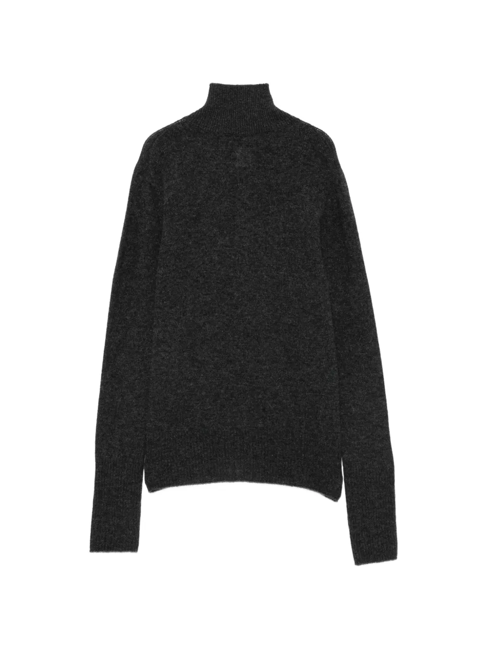 Alysi high-neck button-up cardigan Grijs