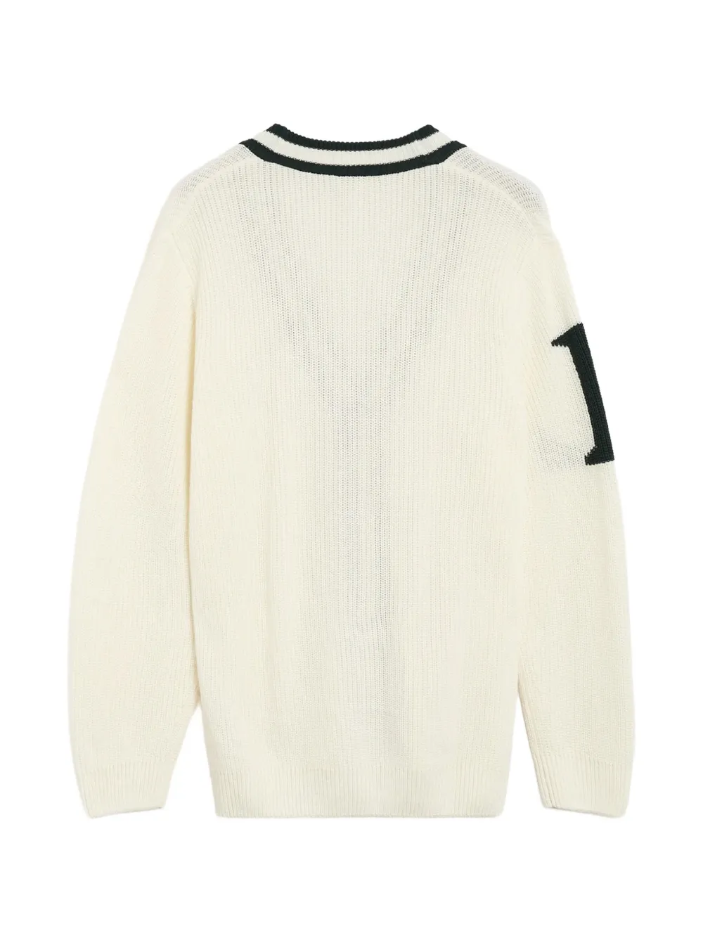 Lacoste Vest van wolblend met badge Beige