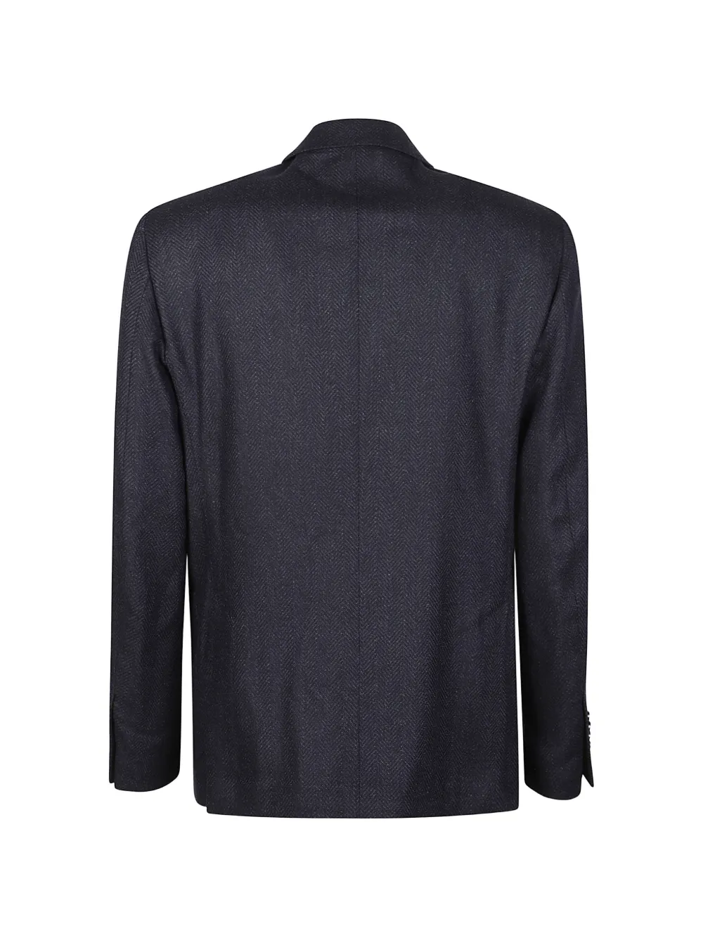 Lardini herringbone-weave blazer Blauw
