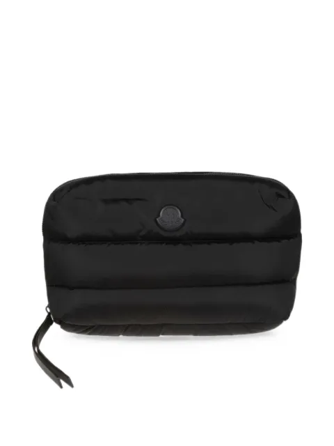 Moncler Caradoc quilted logo-patch wash bag