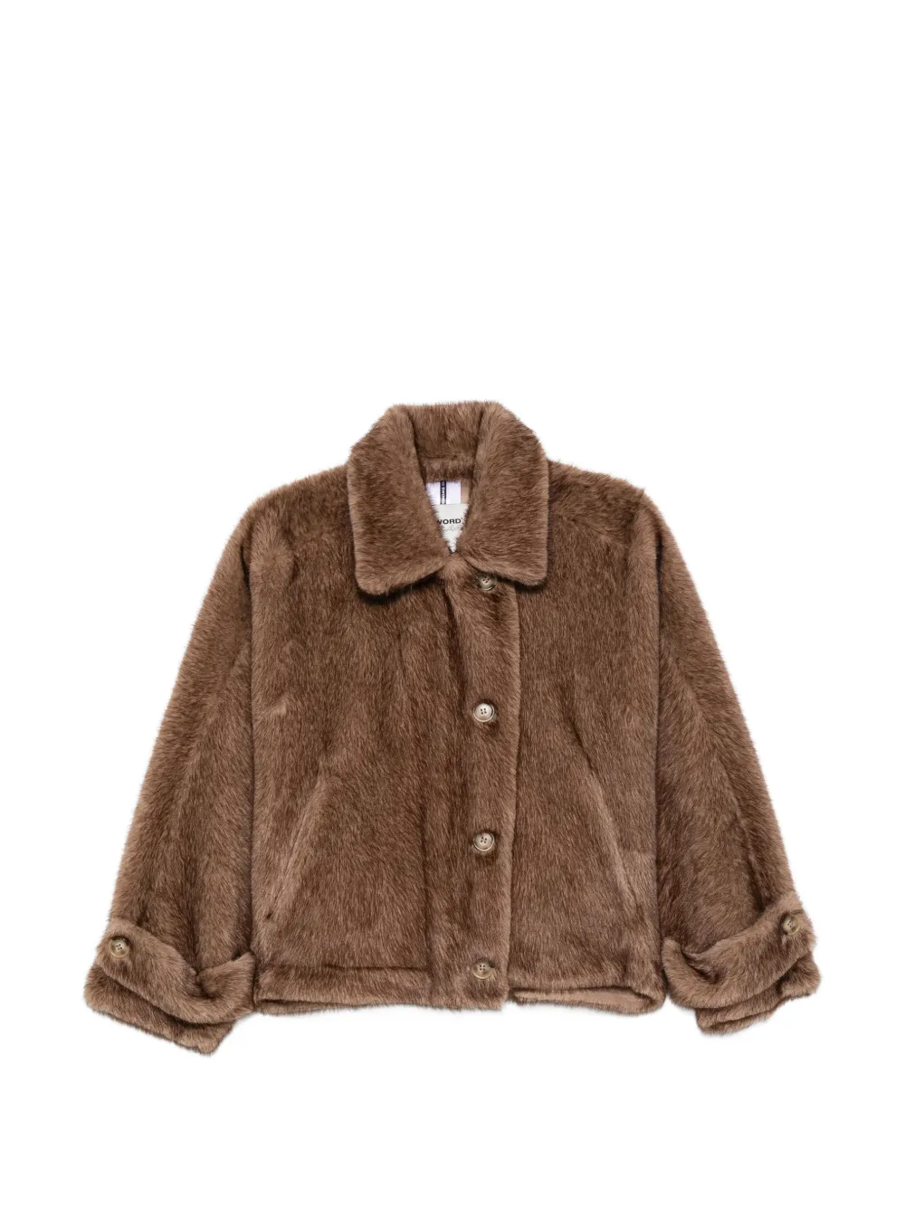 S.W.O.R.D 6.6.44 Jacke aus Faux Fur - Braun
